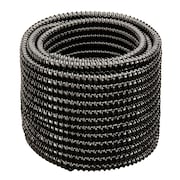 Hydromaxx 3"x25Ft Flexible Corrugated Black PVC NON Split Tubing Wire Loom BPVCNS300025